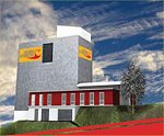 Das Indoor Skydiving Center von Jochen Schweizer in Bottrop